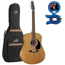 Seagull S6 Original QI Acoustic Guitar With Gig Bag and Snark Tuner
