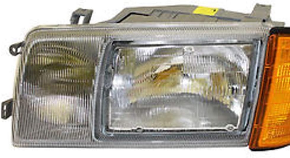 Headlight Assembly Left New OE W126 Sedan '86-'91 US