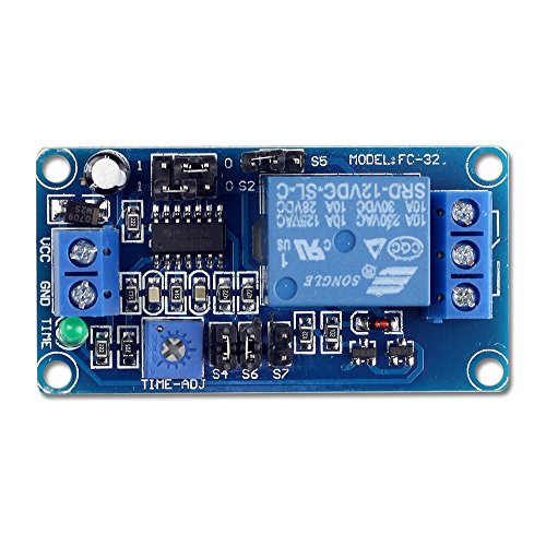 UCTRONICS DC 12V Time Delay Relay Module for Smart Home, Tachograph