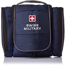 Swiss Military Polyester Blue Toiletry Bag (TB-3)