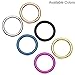 MoBody Seamless Hinged Nose Ring Septum Clicker Hoop | Hypoallergenic Surgical Steel Jewelry Piercing (Rose Gold, 6mm - 14G)
