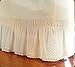 Dainty Home Queen/King Wrap Around Eyelet Bed Ruffle, Ivory