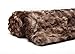Chanasya Premium Wolf Faux Fur Throw Blanket - Soft, Fuzzy Sherpa & Minky Throw Blanket - for Bed or Couch - 60