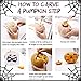 FATHER.SON 8PCS Halloween Pumpkin Carving Tools Kit & 2 LED Candles light & 100 Stencils Ebook & Instructions Packing With Stylish Pen Bags, Jack-O-Lanterns Professional DIY Stainless Steel Set