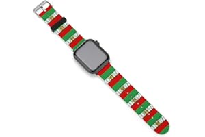 Iran Flag Waterproof Silicone Bands Compatible with IWatch Soft Replacement Strap Watchbands