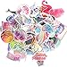 Pink Lollipop Laptop Sticker Pack Cute Girl Rainbow Unicorn Waterproof Vinyls Sticke Decals for Kids Cars Motorcycle Bicycle Skateboard Luggage Bumper Hippie Laser Stickers (76Pcs Laser Sticker)
