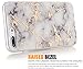 Spevert iPhone 7 Plus Case,iPhone 8 Plus Case,Marble Pattern Hybrid Hard Back Soft TPU Raised Edge Ultra-Thin Shock Absorption Protective Case for iPhone 7 Plus/iPhone 8 Plus - White