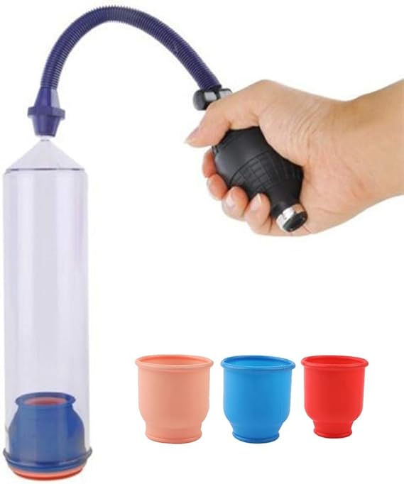 Male Eňlargëmènt Vacuum Pump with 3 Pcs Silicone Sleeves