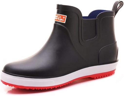 Amazon Yybo 雨靴 メンズ 耐滑 軽い 防水 軽量 軽半長靴 レインブーツ メンズ ブーツ Pvc製 アウトドア シンプル 梅雨対策 大きいサイズ 通勤 通学 男性 園芸 お釣り 誕生日 入学祝 レインシューズ レインシューズ