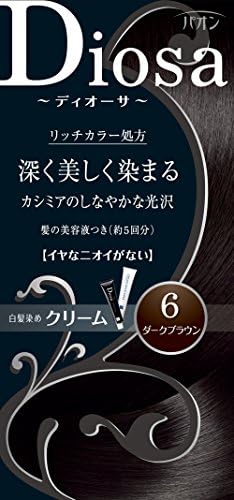 Essence 10g of PAON Diosa cream 6 Dark Brown 40g + 40g hair