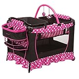 Minnie Mouse Play Yard Bassinet Playpen Crib Diaper Changer