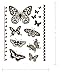 Terra Tattoos Black Mehndi Inspired Temporary Tattoos 75+ Henna Designs Flowers, Butterfly, Bows Waterproof Nontoxic Long Lasting Perfect for Beach, Festivals, & more!