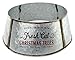 AuldHome Galvanized Metal Christmas Tree Collar (23-Inch Diameter Base); Small Size for Short Trees and Pencil Trees