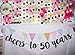 Cheers to 50 Years Gold Glitter Banner For Adult 50th Birthday Party Wedding Anniversary Party Decorations