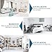 Afloia Dehumidifier for Home 52oz(1500ml) Capacity Ultra Quiet for 2200 Cubic Feet (250 sq ft) Portable Dehumidifiers for Bathroom, Bedroom, Dorm Room, Baby Room, RV