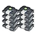 NineLeaf 8 Pack Compatible for Brother P-Touch Label Maker Tape TZ-241 TZ241 TZe241 TZe-241 TZe TZ Tape 18mm 0.7'' Laminated White Label Tape for Ptouch PT-P700 PT-P750W PT-D400 PT-D600