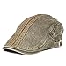 Ts 100% Cotton Men's Gatsby Cap Newsboy Ivy Hat (Green)