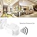 uxcell Motion Sensor Switch AC 110V-240V Outdoor Adjustable Infrared Body Motion PIR Sensor Detector Motion Sensor Light Switch White