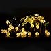 Outdoor Solar Lights Strings, LTROP 20ft 30 LED Waterproof Fairy Bubble, Crystal Ball Lights Decorative Globe String Lights for Indoor, Garden, Home, Patio, Lawn, Party and Holiday (Warm White)