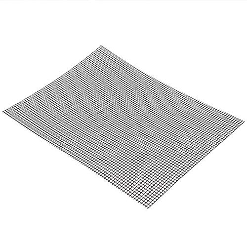 BBQ Grill Mesh Mat Set of 3-Non Stick Barbecue Grill Sheet Liners Grilling Mats Nonstick Fish Vegetable Smoking Accessories-Works on Smoker,Pellet,Gas,Charcoal Grill