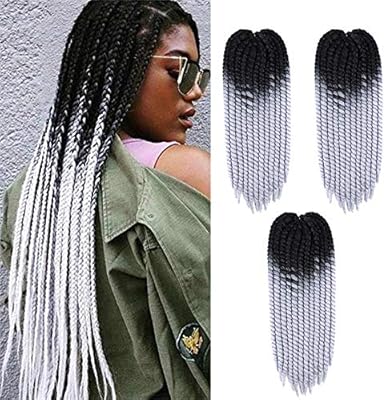Passion Twist Hair 5 Packs 22 Inch Ombre Color Spring Twist