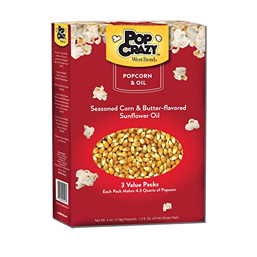 West Bend 3-Pack Theater Style Popcorn and Oil
