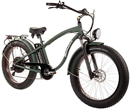 Tucano Bikes Monster 26. 26" Electric Bike Motor: 1,000W-48V Front Suspension Hydraulic Brakes Maximum Speed: 42 Km/h Battery: 48 V 12 Ah (Green)