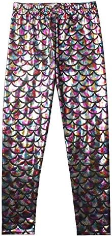 Crystalbella Kid Cosplay Girls Kids Simulation Mermaid Leggings Fitness Legging Pants