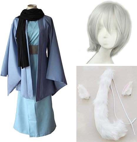 Amazon 神様はじめました 巴衛 ともえ コスプレ衣装 コスプレウィッグ 偽耳尻尾 ハロウィン コスチューム 文化祭イベント変装仮装 Xl コスプレ 仮装 通販