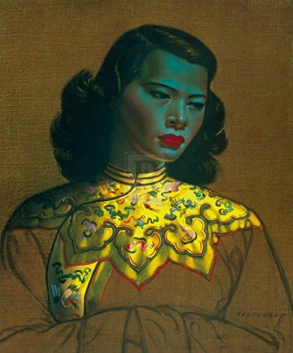 The Poster Corp Vladimir Tretchikoff – Chinese Girl Fine Art Print (60.96 x 76.20 cm)