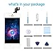 for iPhone 5S LCD Screen White – Corepair Full Assembly Display Replacement Touch Digitizer with Home Button, Front Camera, Ear Speaker, Repair Tools and Screen Protector (iPhone 5S White)