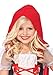 Leg Avenue C4814302101 2PC.Red Riding Hood,long apron dress,detachable hooded cape MEDIUM MULTICOLOR