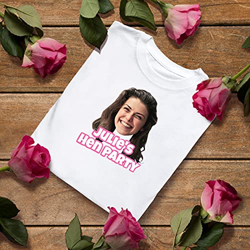 Personalised T Shirt – Add Your Text, Picture, Design or Logo on Our Washing Machine and Iron Friendly Small Size T Shirt - Front Side Print Only