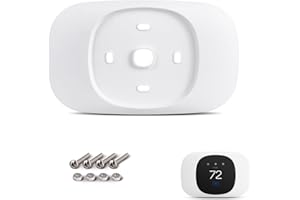 CERCGVEL 1/2 Packs Trim Plate ONLY Compatible with ecobee Smart Thermostat Essential, Wall Plate Bracket Cover, Programmable Thermostat Accessory, Practical Kit, Bracket Mount Cover (1 Pack)