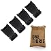 OneTigris Tactical Strap Management Tool Web Dominator Backpack Accessories 4 Pack (Black)