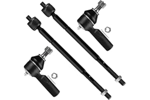 SCITOO 4pcs Front Suspension Kit Inner Outer Tie Rod End Fit 1992-2001 For Toyota Camry 1998-2003 For Sienna 1995-2004 Avalon 1999-2002 Solara