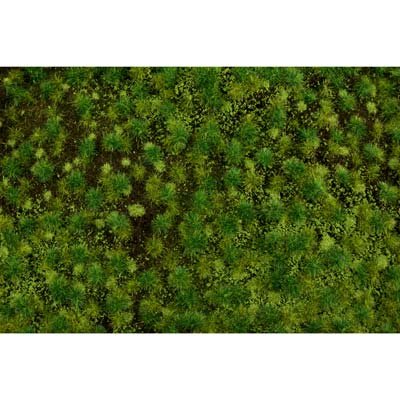 Bachmann Industries SceneScapes Tufted Grass Mat, Medium Green