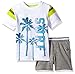CHEROKEE Boys' Toddler Athletic Fashion Tee and Short Set