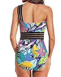 Tempt Me Women One Shoulder One Piece Swimsuits
