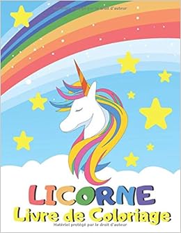 Licorne Livre De Coloriage Coloriage Pour Enfants D Age Prescolaire Animaux Fantastiques Amazon Co Uk Colorees Cartes Books