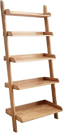 Nordic Solid Wood Floor Shelf Trapezoidal Shelf Small