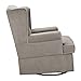Baby Relax Swivel Glider, Dark Taupe