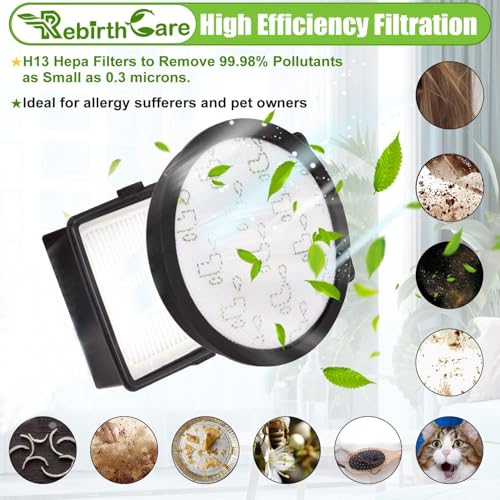 Rebirthcare ZR903701 Filters for Rowenta Silence Force Cyclonic RO76xxEA RO79xxEA RO7647EA RO7681EA RO7691EA RO7695EA RO7676EA RO7935EA RO7954EA Replacement Filters
