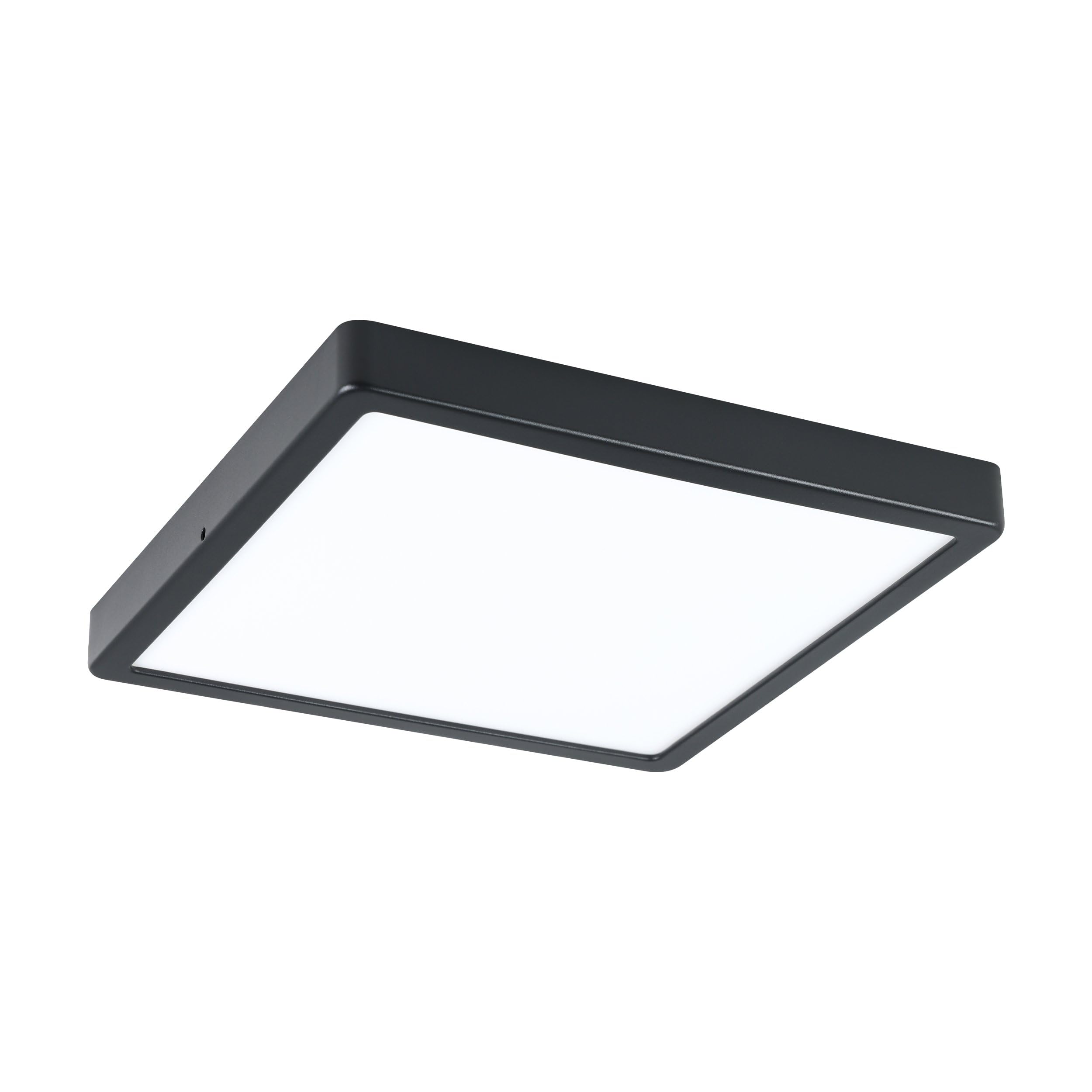 Eglo LED Outdoor Ceiling Light Argolis 2, Outside Light for wall and Ceiling, Porch Lighting Made of Black Metal and White Plastic, Exterior lamp Warm White, IP44, 28.5 cm