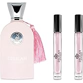 Delilah Eau de Parfum Travel Size Edition, Duo Pack 2 x 10ml, Floral Fragrance Spray for Women, Large Bottle Not Included (It is only a reference).
