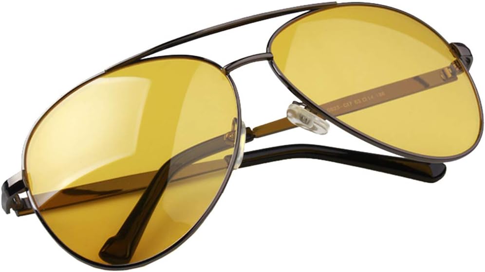 Sunglasses Men's Women's Polarizer Driving Retro Glasses Unisex UV400 Protection Ultra-Light Metallic Frame…