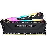 Corsair Vengeance RGB Pro 16GB (2x8GB) DDR4 3600 (PC4-28800) C18 AMD Optimized Memory – Black