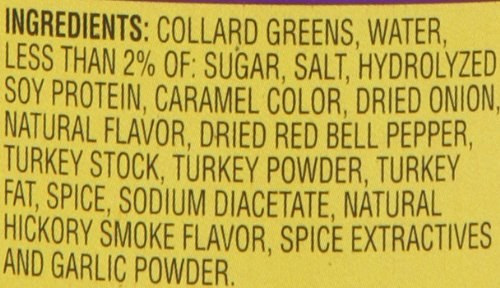 Glory Foods Seasoned Collard Greens with Smoked Turkey, 14.5-Ounce (Pack of 12)