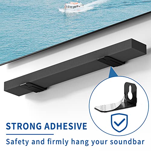 Sound Bar Mounts Universal Soundbar Wall Mount Bracket Kit for Most of