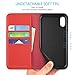 iPhone Xs Max Case, SHIELDON Genuine Leather iPhone Xs Max Wallet Folio Case [Auto Sleep/Wake] [Magnetic Closure] [RFID Blocking] Card Slots Compatible with iPhone Xs Max (6.5